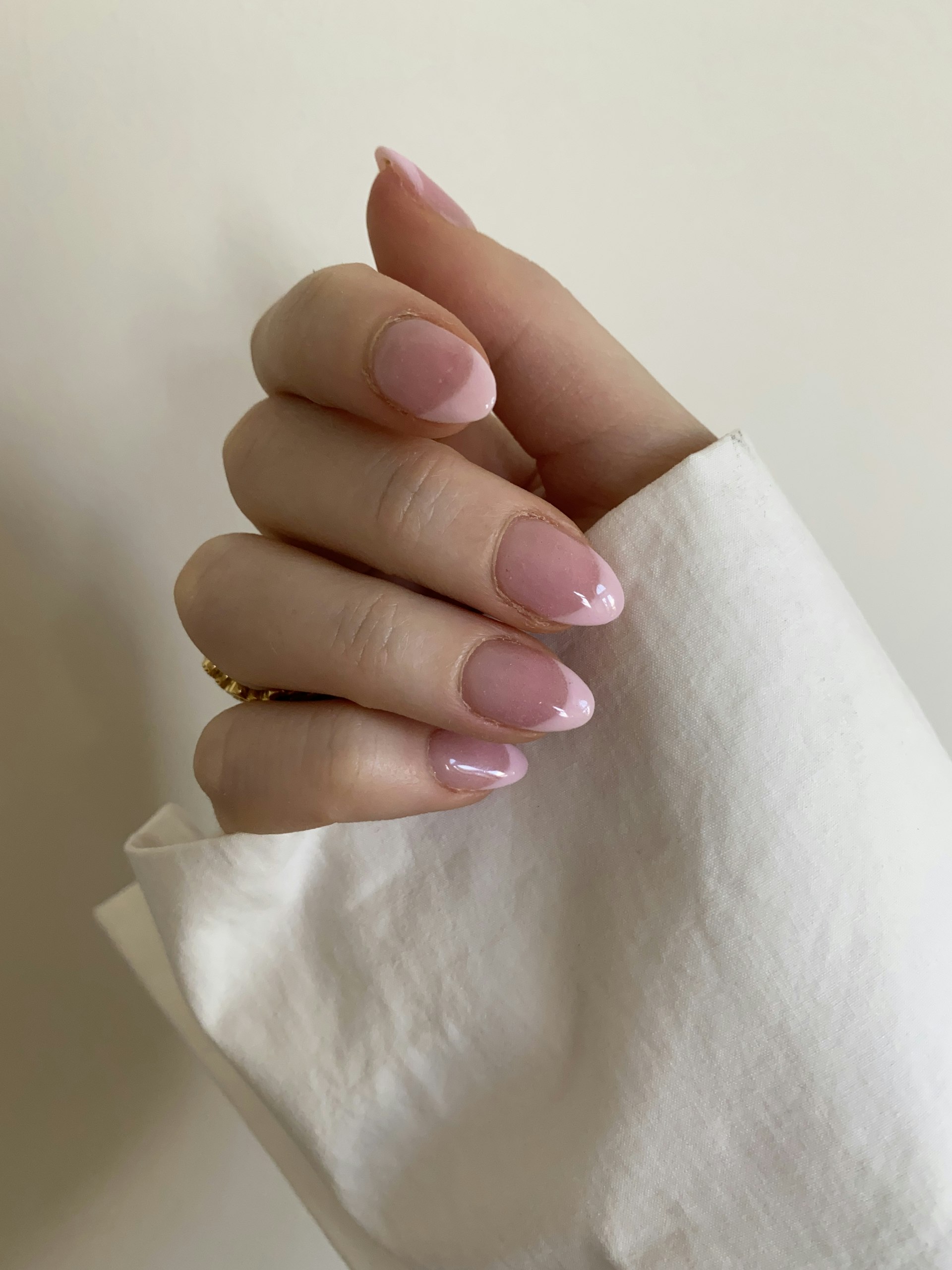 Elegant blush pink manicure, Bangor Nail & Spa