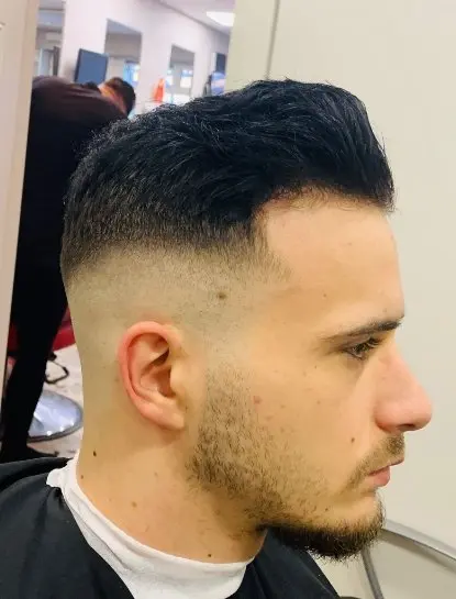 Barber at work