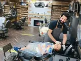 Haircut and wash