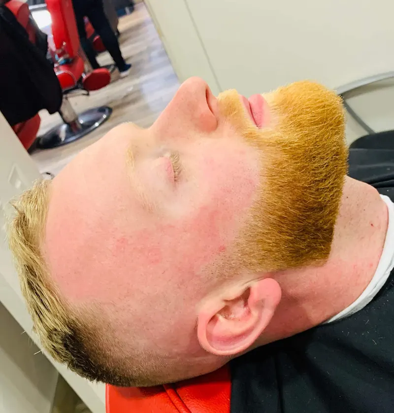 Beard trim and fade