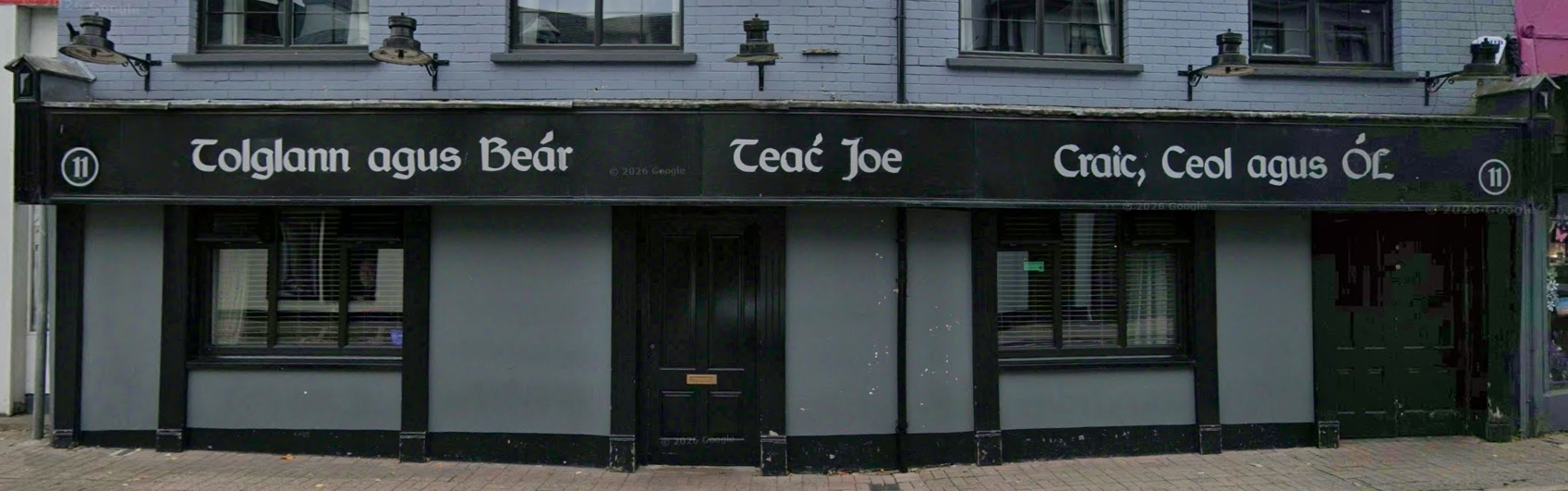 The exterior of Teac Joe, Joe's Bar, Strabane