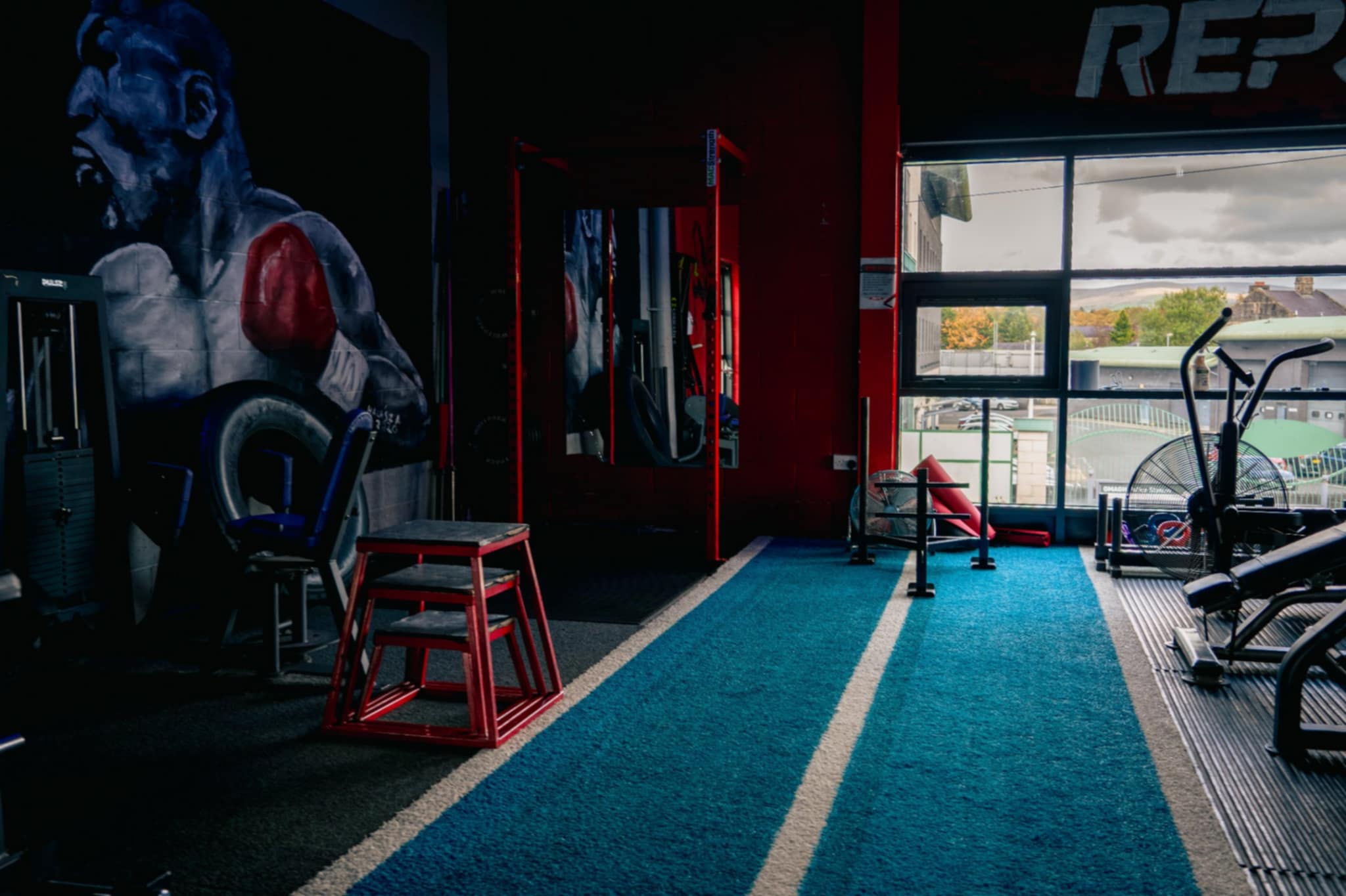 Reps Gym Omagh — gym floor