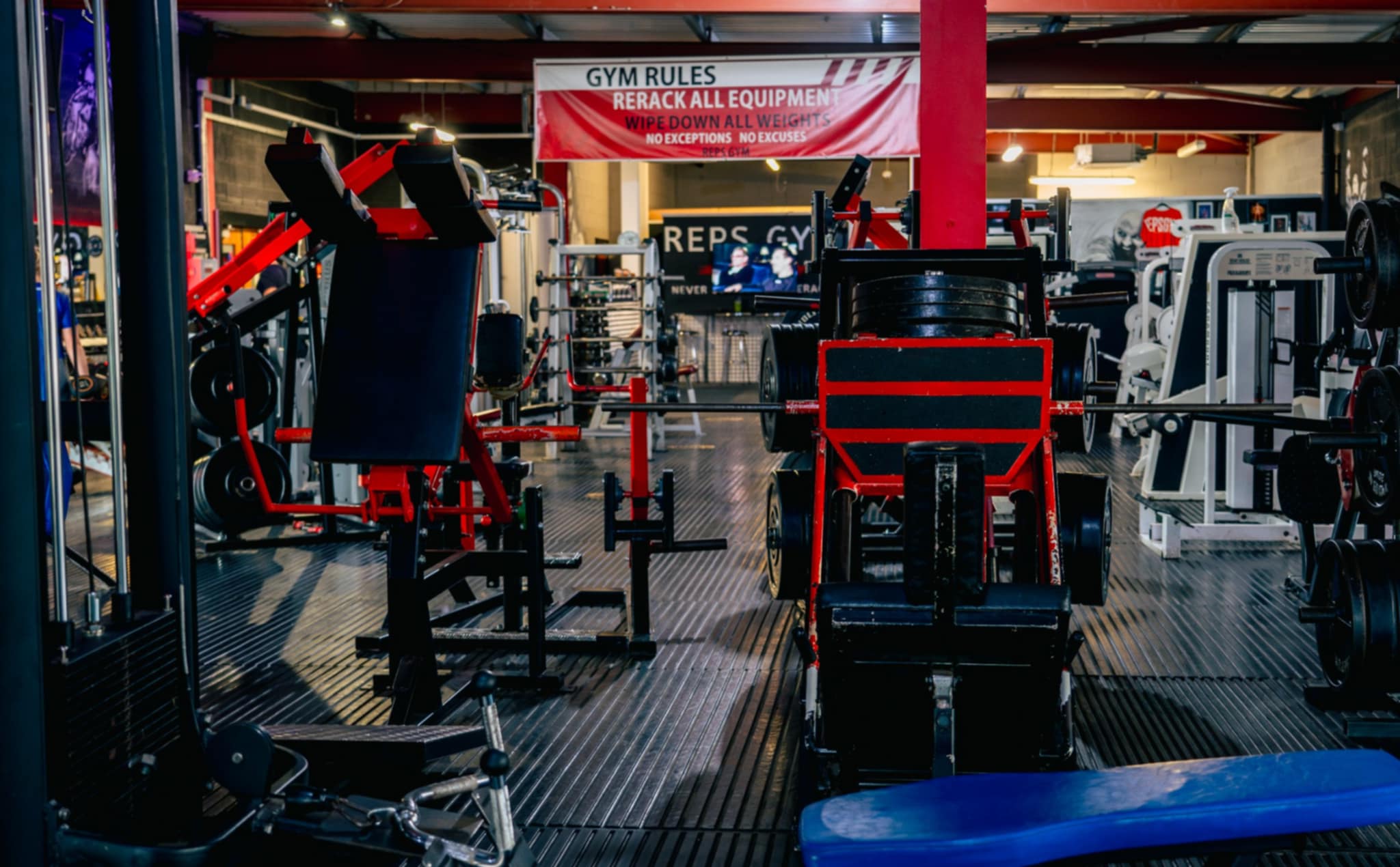 Reps Gym Omagh — gym floor