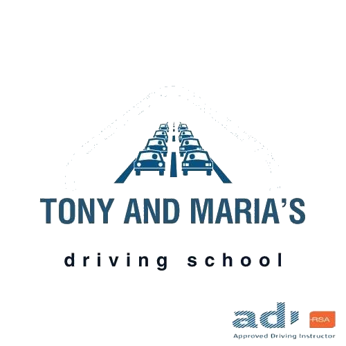 Tony and Maria's Driving School logo